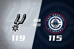 🏀马刺3人20+击沉无卡快船 文班21+13 加兰25+10&连中续命三分